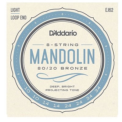 Encordoamento para Bandolim / Mandolim Leve EJ62 - D'addario