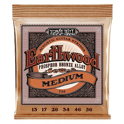 Encordoamento Ernie Ball Earthwood Violão Aço Aço 013 Fósforo Bronze #Progressivo