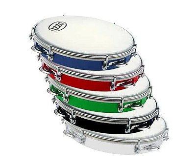 Pandeiro 10" ABS Cores Sortidas Pele Leitosa - Izzo