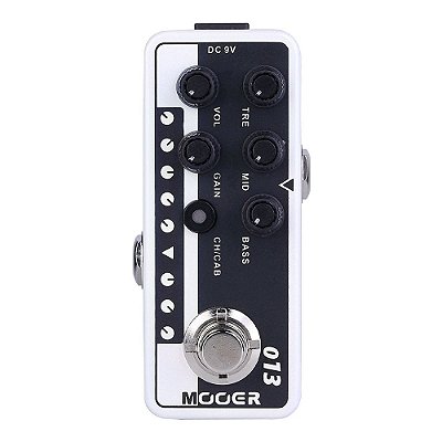 Pedal Preamp Simulador Mooer 013 Matchbox (Baseado no Matchless C30)