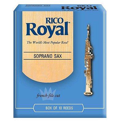 Palheta Sax Soprano 1,5 1/12 RIB1015 Caixa Fechada com 10 Unidades - Rico Royal