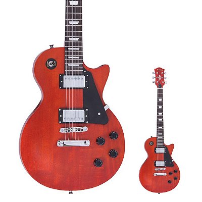 Guitarra Les Paul Strinberg LPS260 MGS Mahogany Satin com Braço Parafusado