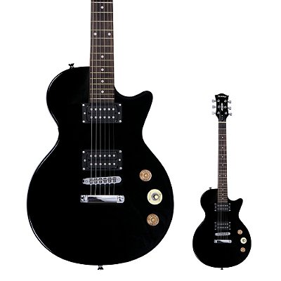 Guitarra Les Paul Strinberg LPS200 BK Black com Braço Parafusado