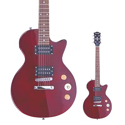 Guitarra Les Paul Strinberg LPS200 TWR Transparent Wine Red com Braço Parafusado