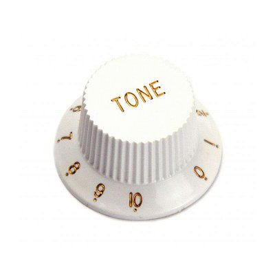 Knob Guitarra Strato Tone White - Santo Angelo 10820