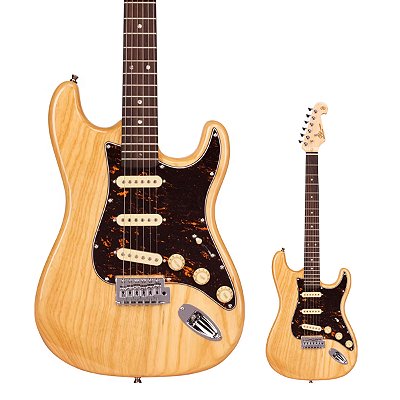 Guitarra Strato Swamp Ash SX SST ASH R Natural
