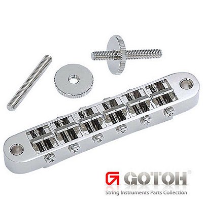 Ponte Tune-O-Matic para Guitarra Les Paul Gotoh GE103B Cromada