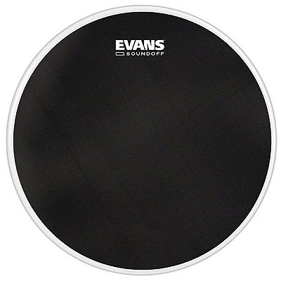 Pele Muda Silent 14" Caixa/Tom Soundoff Mute TT14SO1 - Evans