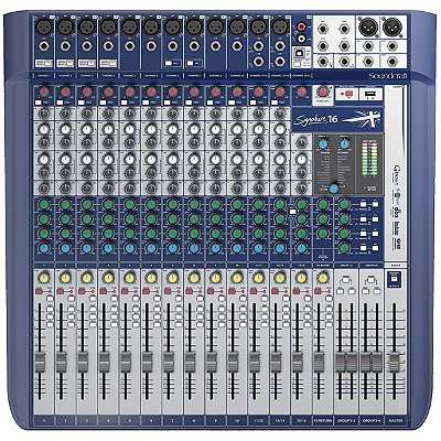 Mixer Mesa de Som Signature 16 - Soundcraft