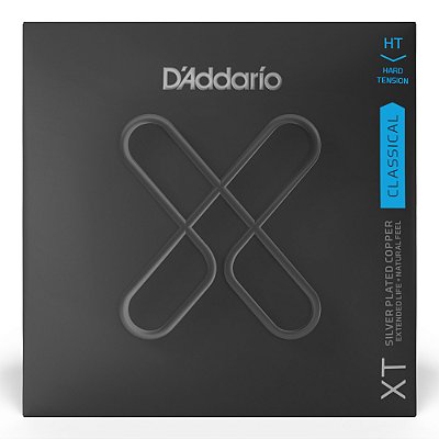 Encordoamento D'addario Violão Nylon D’Addario XTC46 Coated Classical Guitar String Tensão Pesada #Progressivo