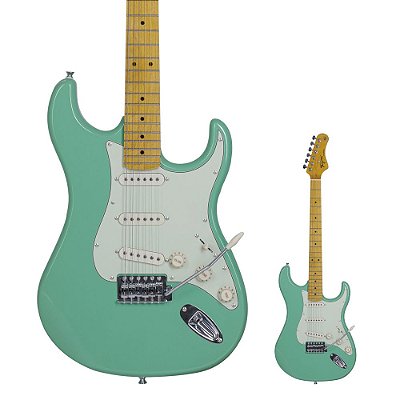 Guitarra Strato Tagima TG-530 SG LF/MG Woodstock Surf Green