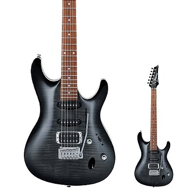 Guitarra Super Strato HSS Ibanez SA260FM Transparent Gray Burst