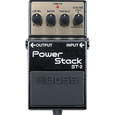 Pedal Power Stack ST-2 Simulação Valvulados - Boss