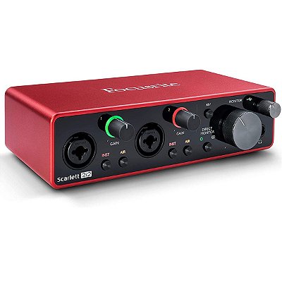 Interface de Audio USB 2 Canais Scarlett 2I2 (3RD GEN) - Focusrite