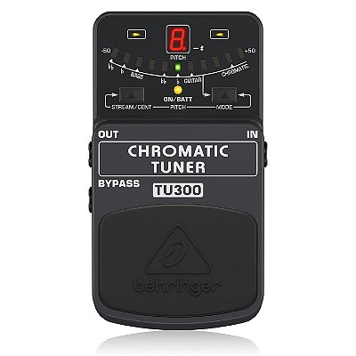 Pedal Afinador Guitarra e Baixo Behringer TU300