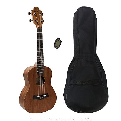 Kit Ukulele Concert Benson UB-24 com Afinador e Capa