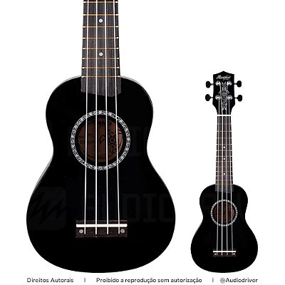 Ukulele Soprano Memphis Honu BK