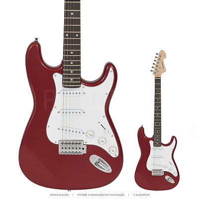 Guitarra Vogga VCG601N Stratocaster Vermelha