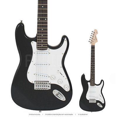 Guitarra Elétrica Vogga VCG601N Stratocaster MBK Metallic Black