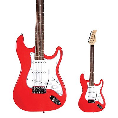 Guitarra Strato 3 Captadores Single ST-111 RD - Waldman