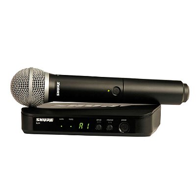 Microfone Sem Fio Bastão Shure BLX24BR/PG58-M15