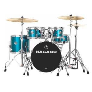 Bateria Nagano Garage Fusion 10" 12" 14" 14" 20" Ocean Sparkle