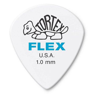 Palheta Guitarra Tortex Flex Jazz III 1.00 mm Branca (Unidade) - Dunlop