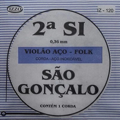 Corda Avulsa 2ª Si Violão Aço - São Gonçalo