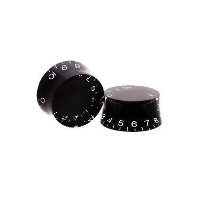 Knob para Guitarra Les Paul PHX K-BK Preto (Unidade)