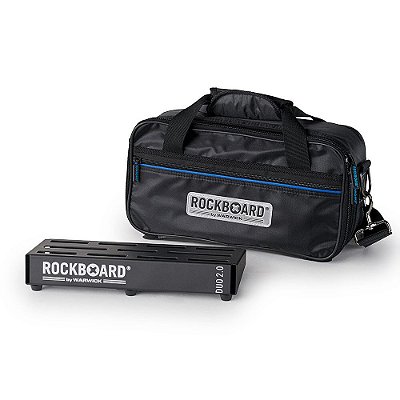 Pedalboard 31x14 Rockboard DUO 2.0 com Gig Bag