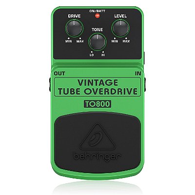 Pedal Overdrive Behringer TO800 Vintage Tube Overdrive