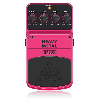 Pedal Distorção Behringer HM300 Heavy Metal