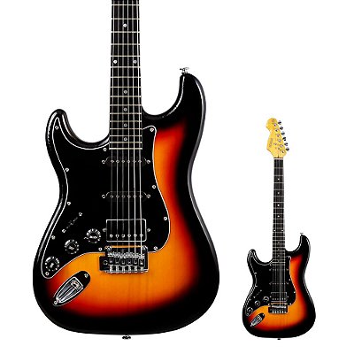 Guitarra Canhoto Strato PHX Power HSS ST-H PR LH Premium Sunburst