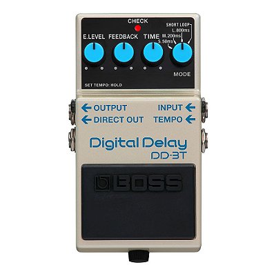 Pedal de Delay para Guitarra BOSS DD-3T Digital Delay com Tap Tempo