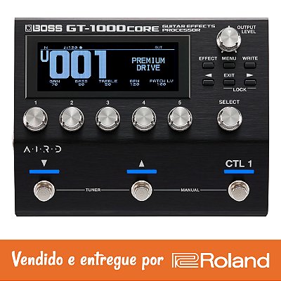 Pedaleira Boss GT-1000core | Roland Store
