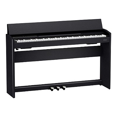 Piano Digital 88 Teclas Roland F701-CB Digital Piano Contemporary Black