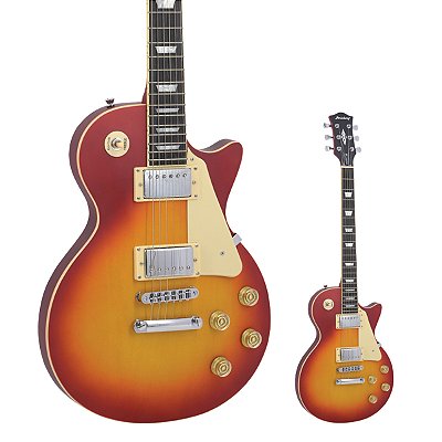 Guitarra Les Paul Strinberg LPS230 CSS Cherry Sunburst Satin Fosca com Braço Parafusado