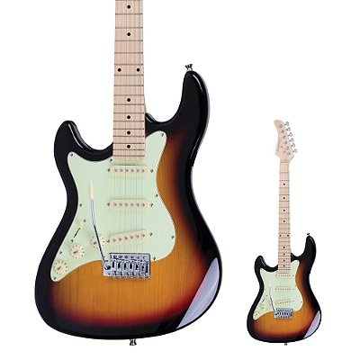 Guitarra Canhoto Strato Strinberg STS100 SB LH Sunburst