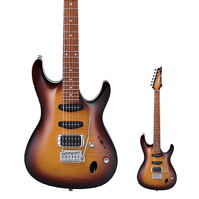 Guitarra Super Strato HSS Ibanez SA260FM VLS Violin Sunburst