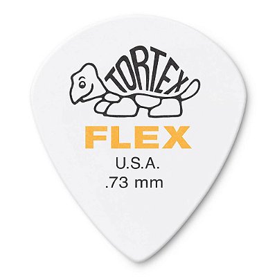 Palheta para Guitarra Dunlop Tortex Flex Jazz III 0.73 mm (01 Unidade)