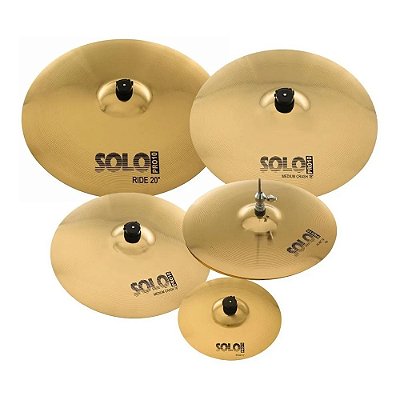 Set de Pratos para Bateria 12” 14” 16” 18” 20” Orion SP102 Série Solo Pro 10 com Bag