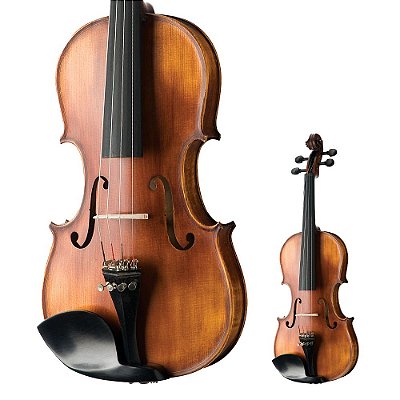 Violino 4/4 Michael VNM49 Ébano Series com 2 Arcos e Case