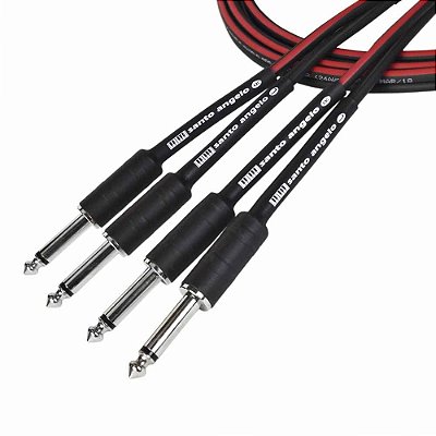 Cabo Duplo para Teclado 2 P10 / 2 P10 6,10 metros Santo Angelo TK Cable 20FT