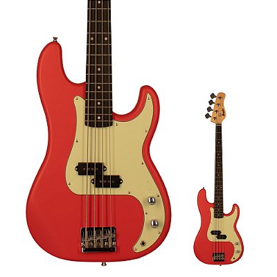 Baixo 4 Cordas Precision Tagima Memphis MB-40 FRS DF/MG Fiesta Red Satin