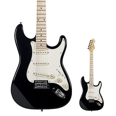 Guitarra Strato Michael GM227N MBK Advanced Metallic Black com Circuito MX-7