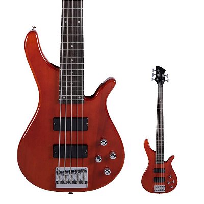 OUTLET │ Baixo Ativo 5C Modern Bass Michael BM515N Tobacco Com Bag