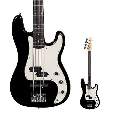 OUTLET │ Baixo 4 Cordas Jazz Precision Bass Michael BM608N Black com Bag