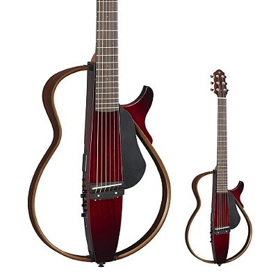 Violão Elétrico Aço Yamaha SLG200S Crimson Red Burst