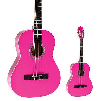 OUTLET │ Violão Infantil Antares 3/4 Nylon Michael VM16E Pink