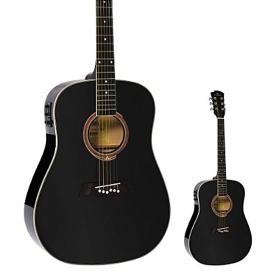 OUTLET │ Violão Elétrico Folk Michael VMF360 Black